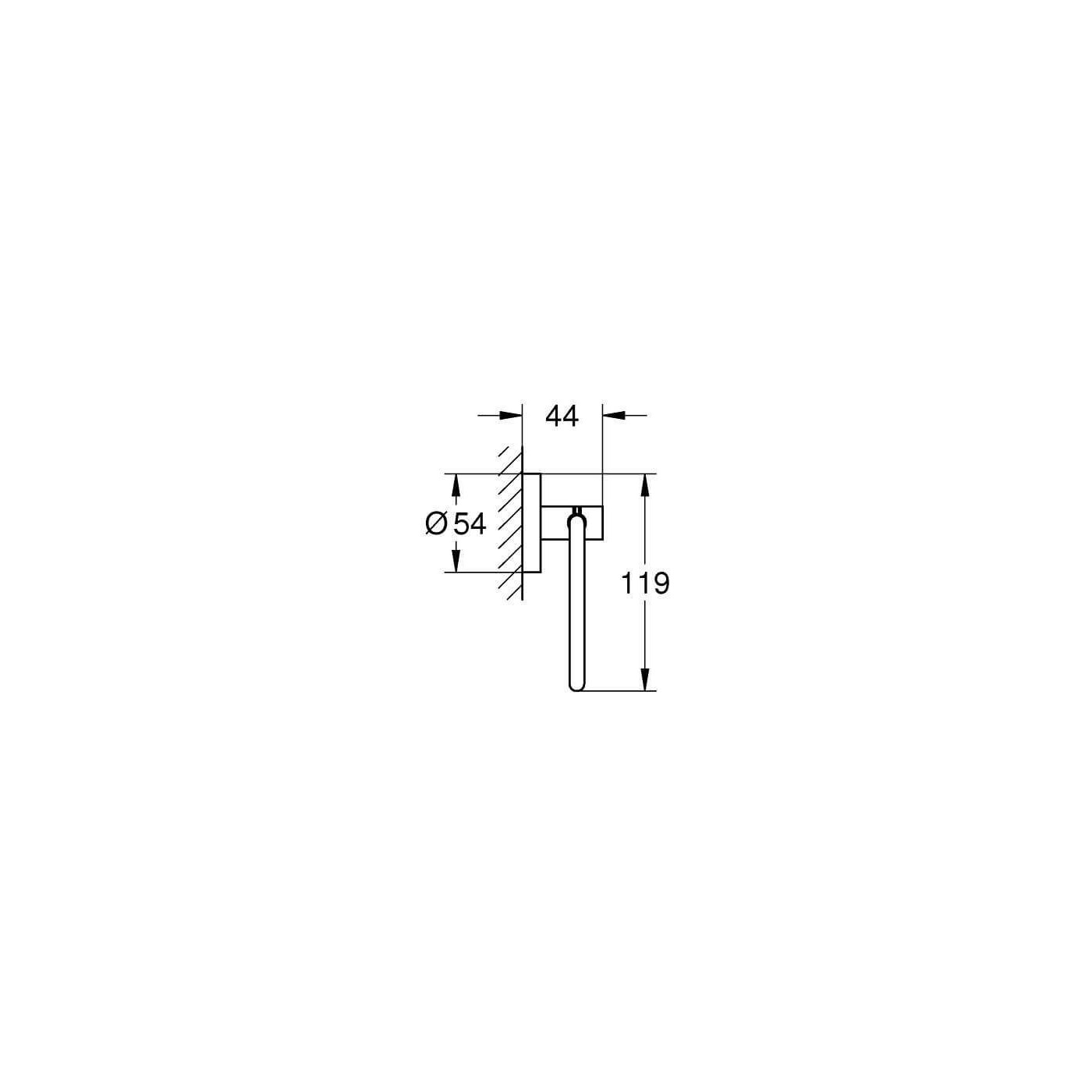 Uchwyt Na Papier Start Matte Black 412002430 Grohe