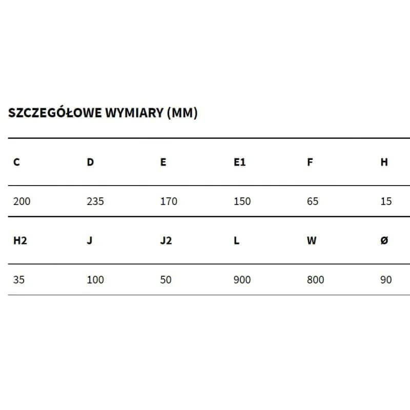 Brodzik Prostokątny Lavano Slim BREX.1103.140.100.WHN 140x100 Excellent