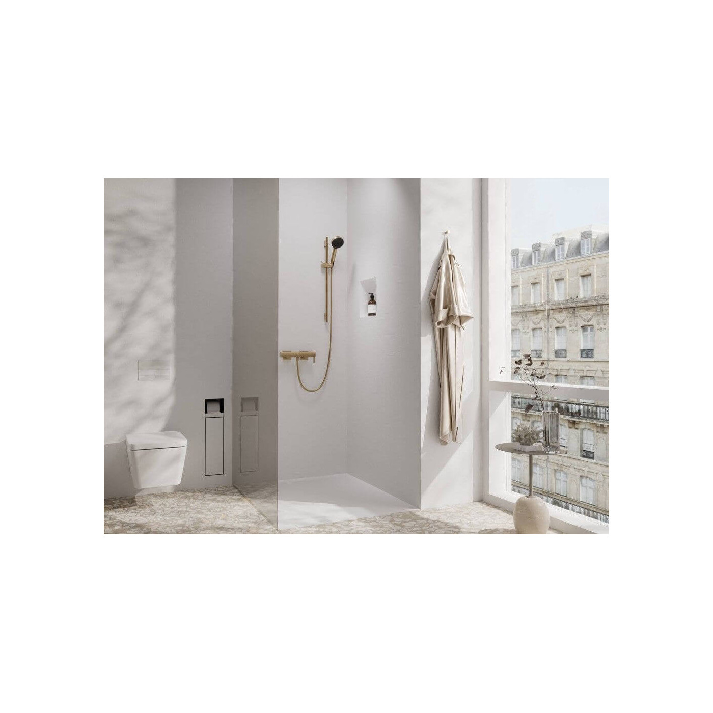 Bateria Prysznicowa Tecturis E Brąz Szczotkowany 73620140 Hansgrohe