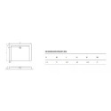 Brodzik Prostokątny Wysoki Forma 110x80 BREX.1403.110.080.WHC Excellent