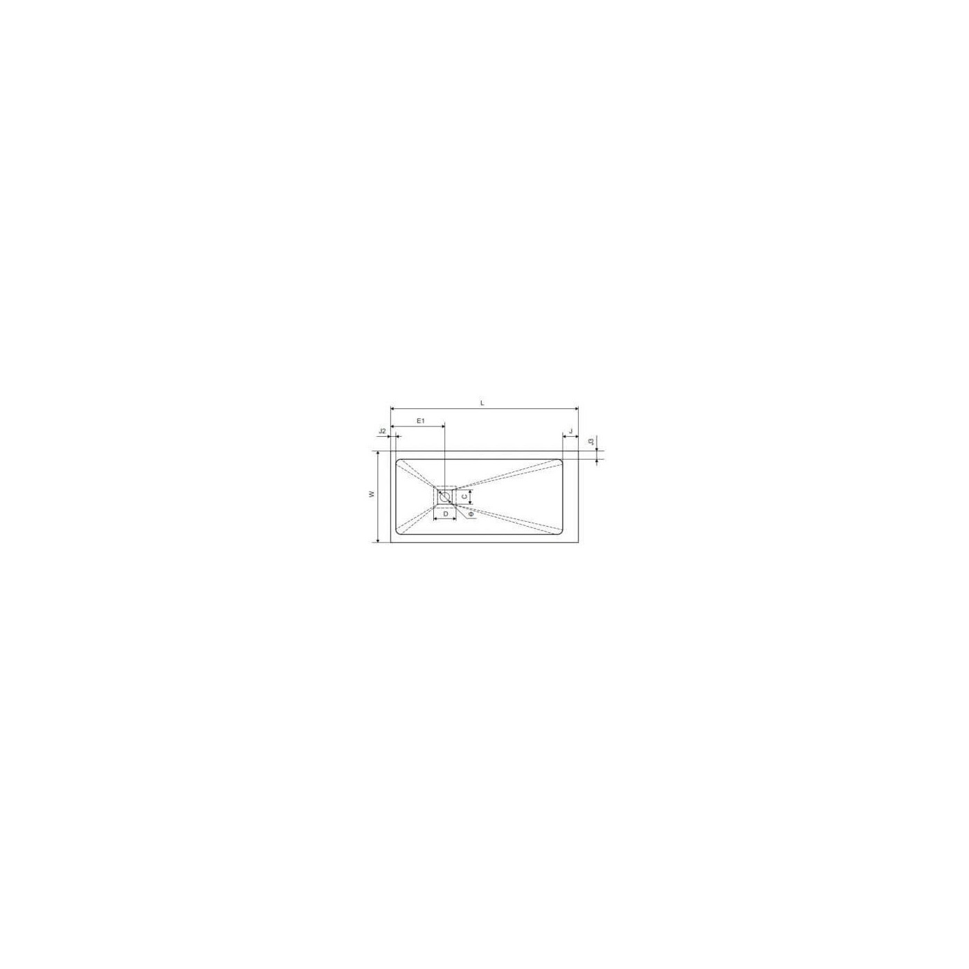 Brodzik Prostokątny Arda BREX.1503.120.090.CAN 120x90 Excellent