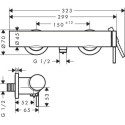Bateria Prysznicowa Tecturis S Brąz Szczotkowany 73622140 Hansgrohe