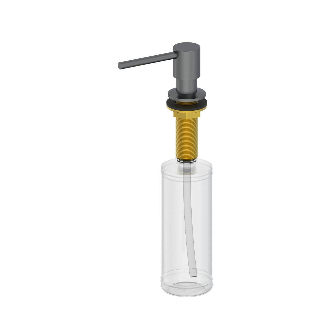 Dozownik Na Płyn Gun Metal 500ml 040175BN Emporia