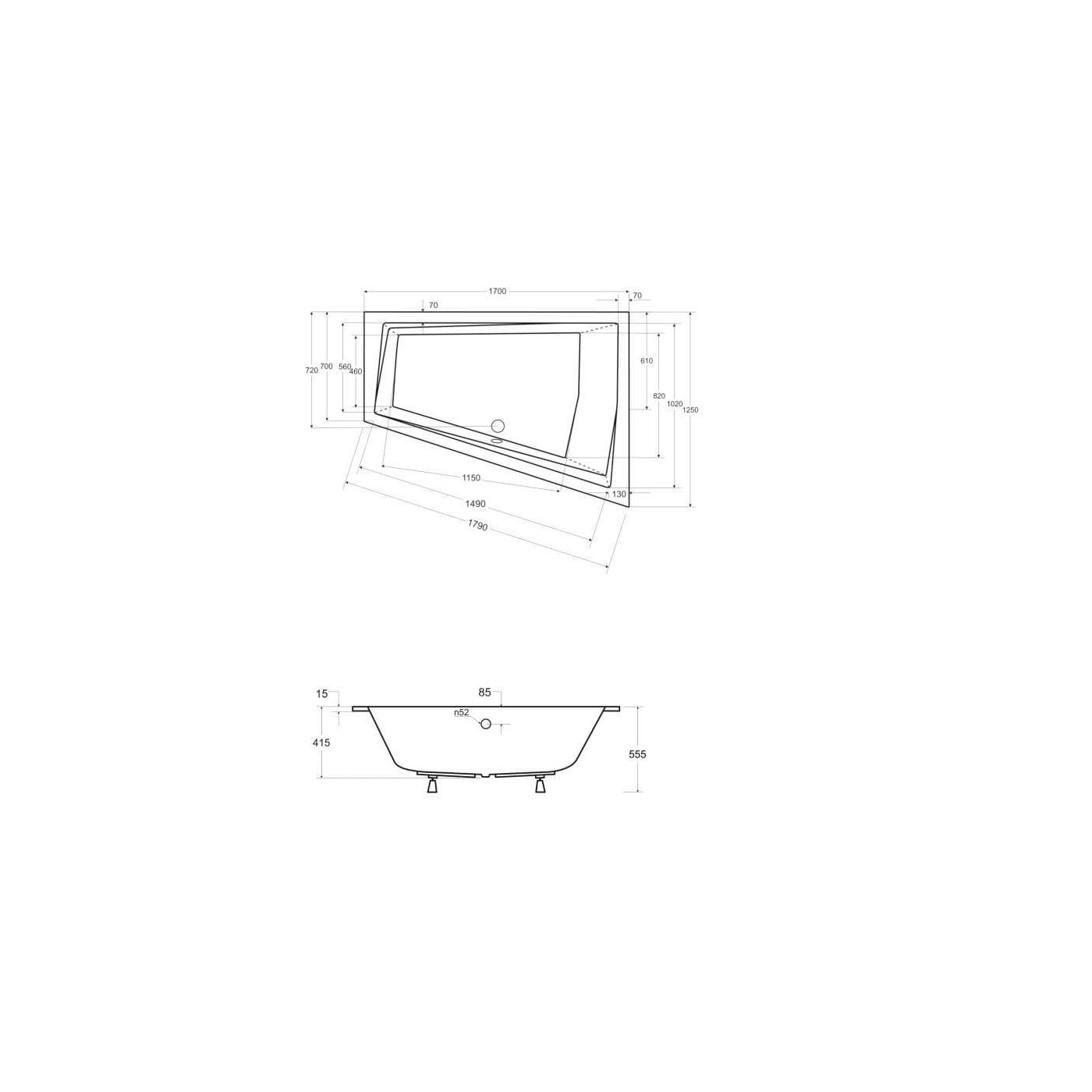 Wanna Do Zabudowy Alvi Duo BS-WAID-170-P 170x125 Emporia
