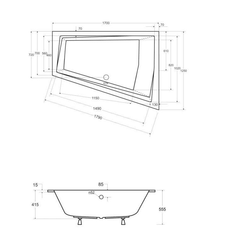 Wanna Do Zabudowy Alvi Duo BS-WAID-170-P 170x125 Emporia