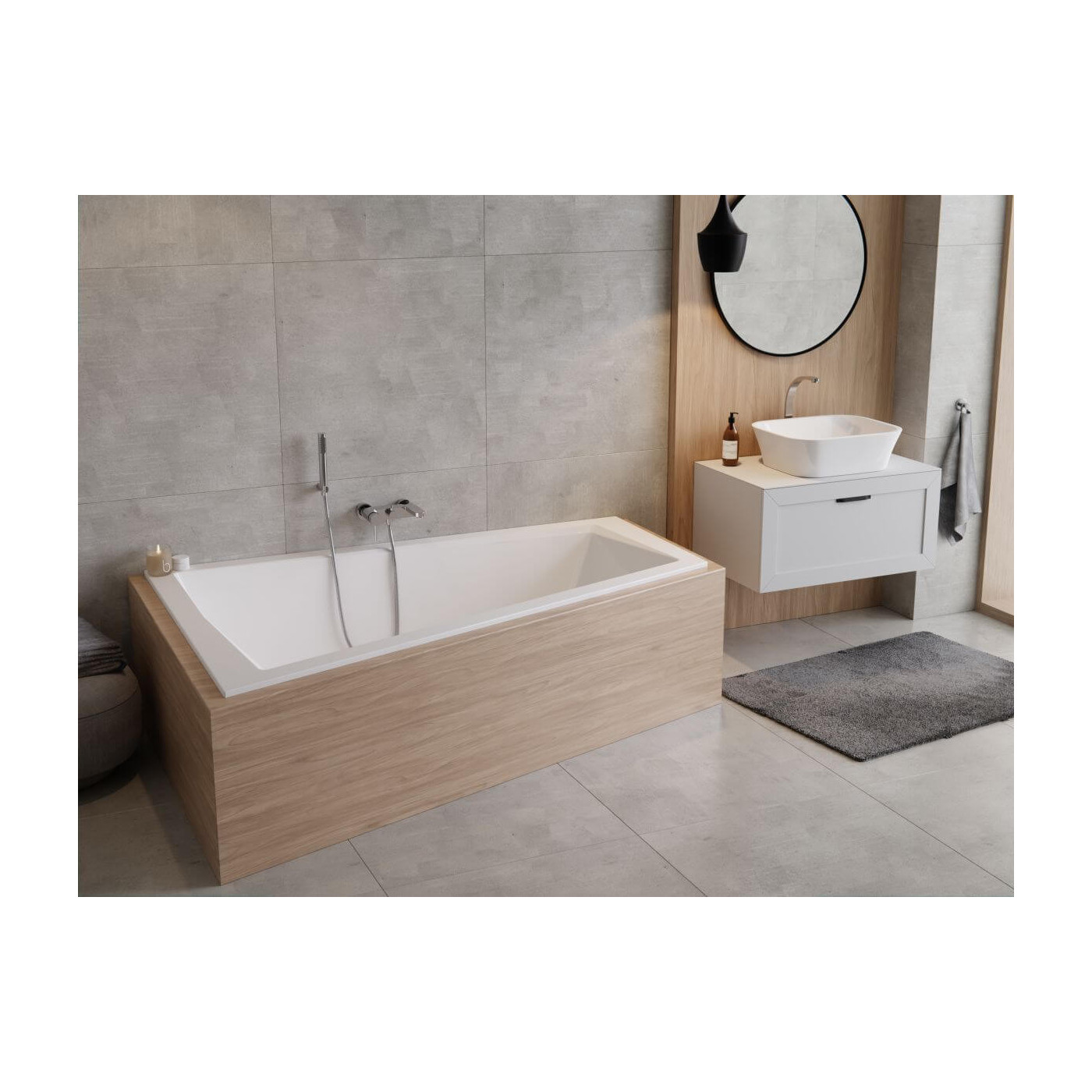Wanna Do Zabudowy Alvi Duo BS-WAID-180-L 180x125 Emporia