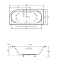 Wanna Do Zabudowy Astrid BS-WAV150-L 150x74,5 Emporia