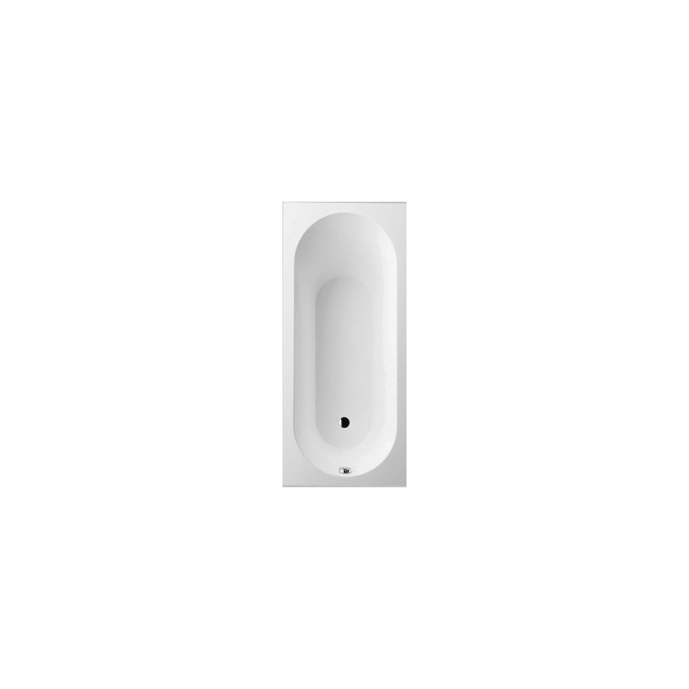 Wanna Prostokątna Oberon 160x75 Weiss Alpin UBQ160OBE2V-01 Villeroy&Boch