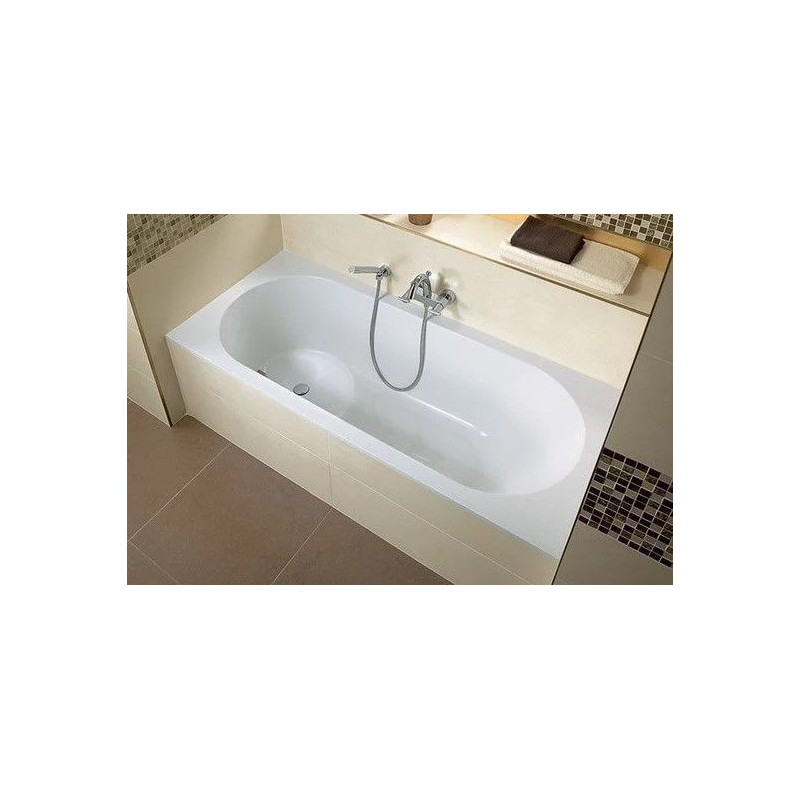 Wanna Prostokątna Oberon 160x75 Weiss Alpin UBQ160OBE2V-01 Villeroy&Boch