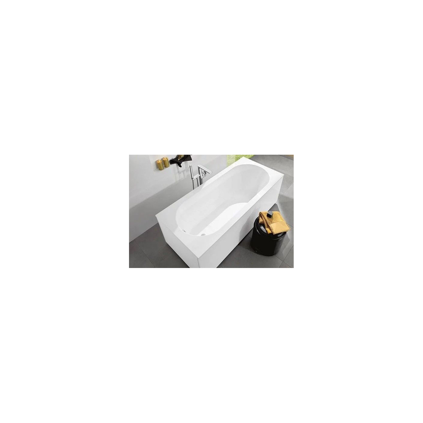 Wanna Prostokątna Oberon 170x75 Weiss Alpin UBQ170OBE2V-01 Villeroy&Boch