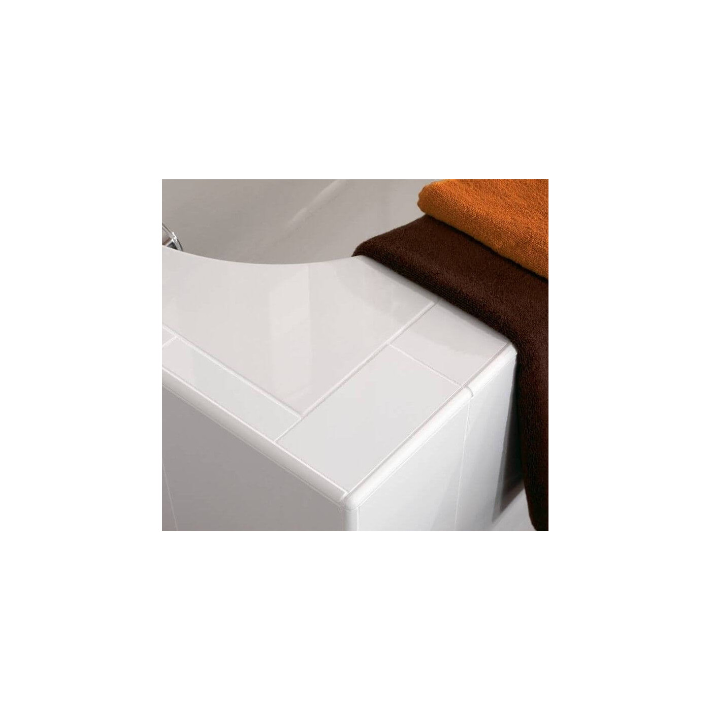 Wanna Prostokątna Oberon 190x90 Weiss Alpin UBQ199OBE2V-01 Villeroy&Boch