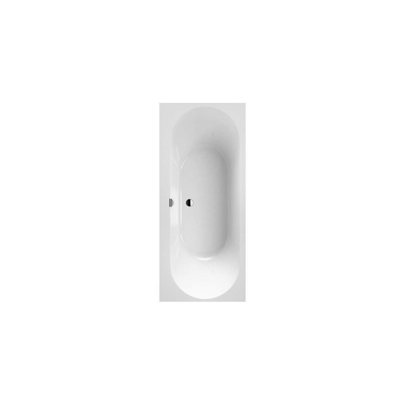 Wanna Prostokątna Oberon 2.0 170x75 Weiss Alpin UBQ170OBR2DV-01 Villeroy&Boch