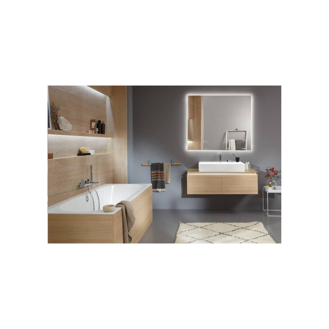 Wanna Prostokątna Oberon 2.0 170x75 Weiss Alpin UBQ170OBR2DV-01 Villeroy&Boch