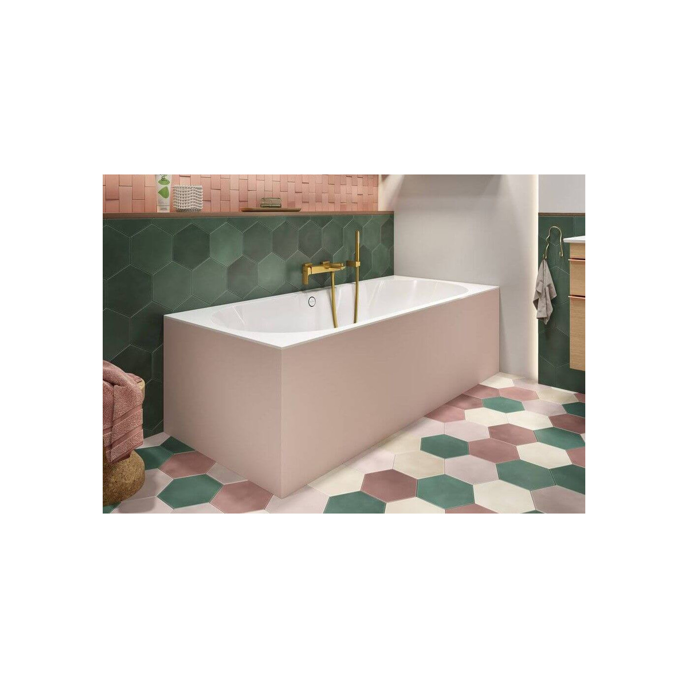 Wanna Prostokątna Oberon 2.0 180x80 Weiss Alpin UBQ180OBR2DV-01 Villeroy&Boch