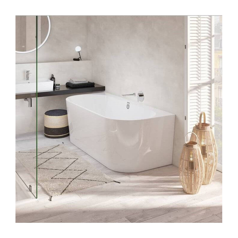 Wanna Przyścienna Oberon 2.0 180x80 Weiss Alpin UBQ180OBR9CD00V-01 Villeroy&Boch