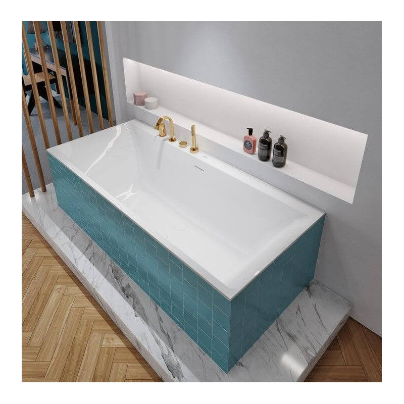 Wanna Prostokątna Subway 3.0 170x75 Weiss Alpin UBQ170SBW2DV-01 Villeroy&Boch