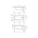 Wanna Prostokątna Starck 170x80 700336000000000 Duravit