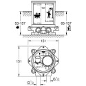 Element Montażowy Do Baterii Wolnostojących 45984001 Grohe