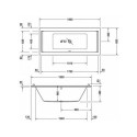 Wanna Prostokątna Starck 180x80 700338000000000 Duravit