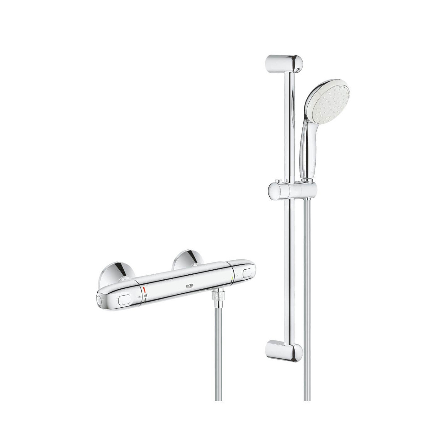 Termostatyczna Bateria Prysznicowa Grohtherm 1000 Chrom 34820004 Grohe