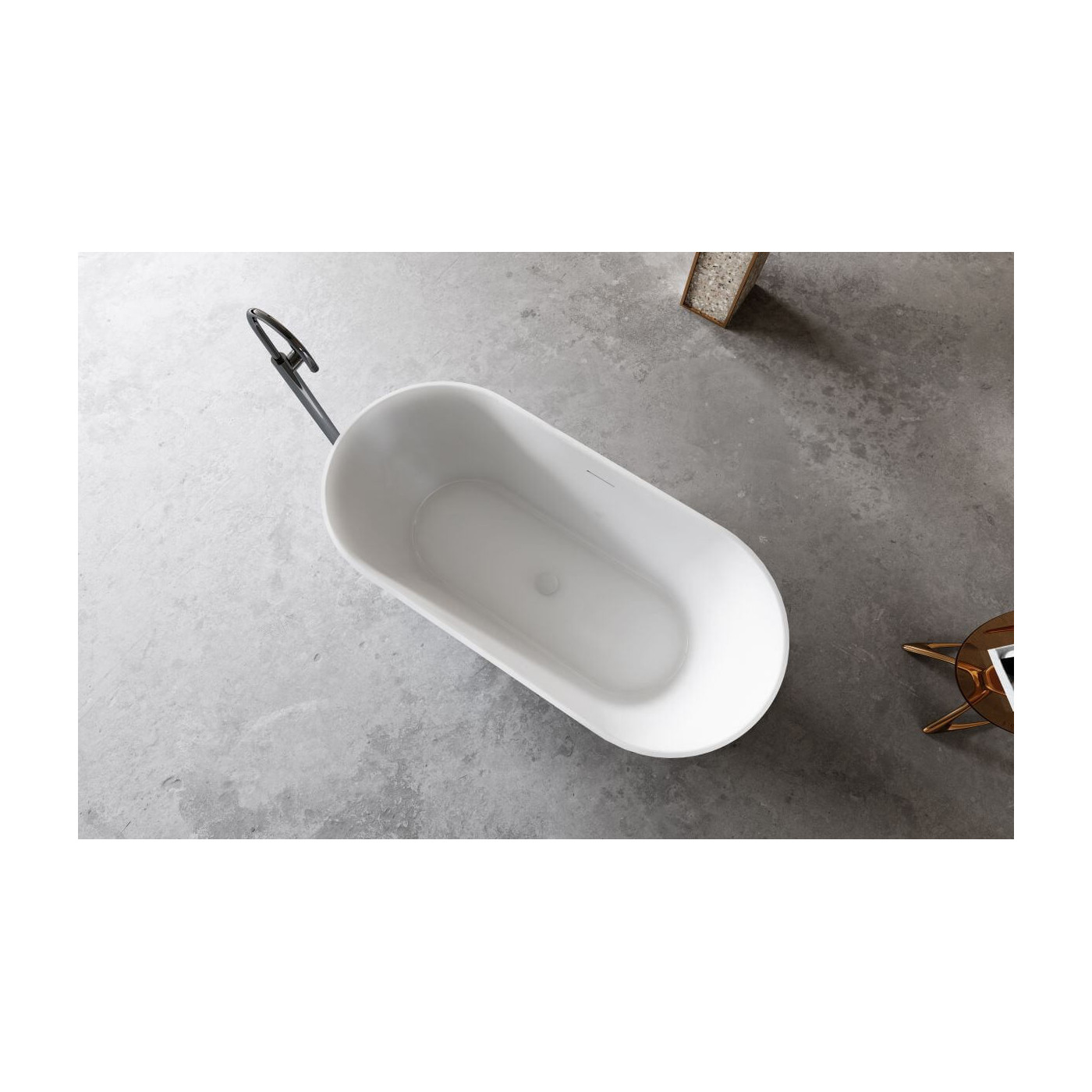 Wanna Wolnostojąca Anise 16003150 150 Cm Biały Bevisa