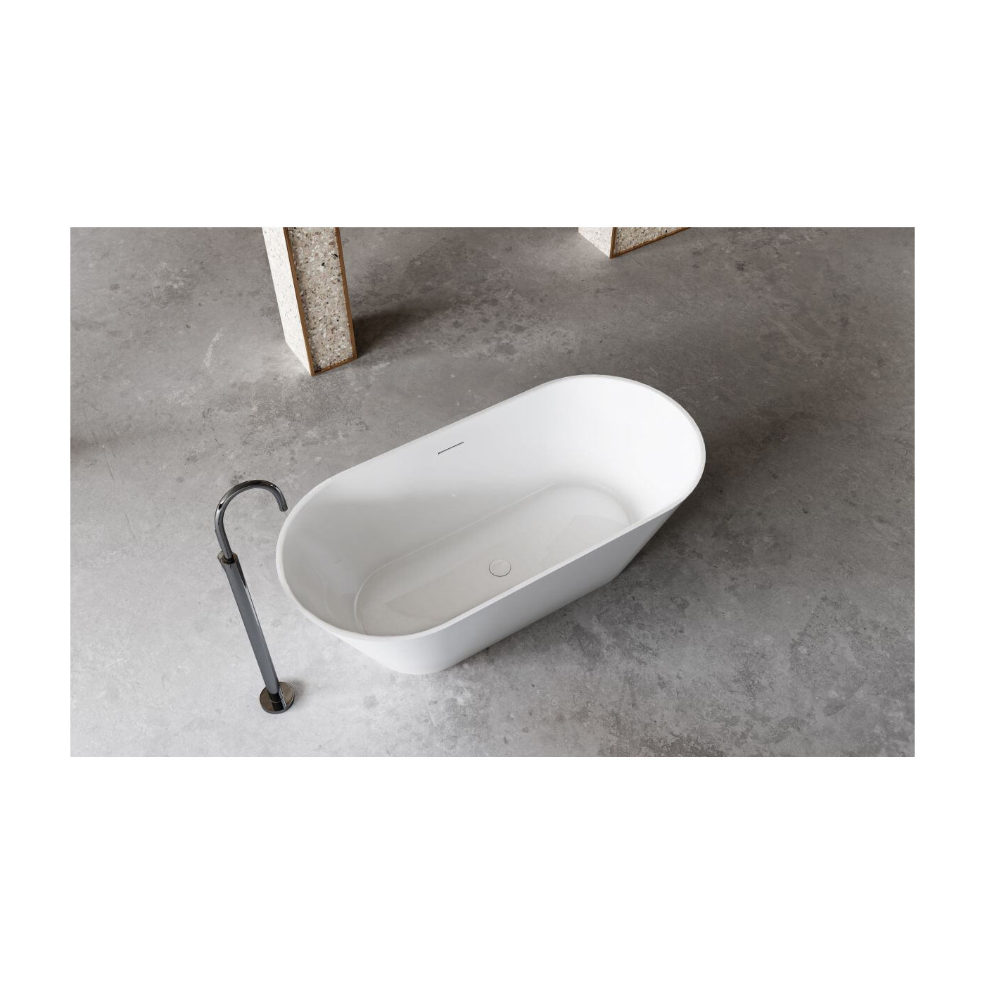 Wanna Wolnostojąca Anise 16003150 150 Cm Biały Bevisa