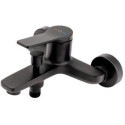 Bateria Wannowo-Prysznicowa Ścienna Seppia Czarny Mat FD1-SPA-1-22 F-design