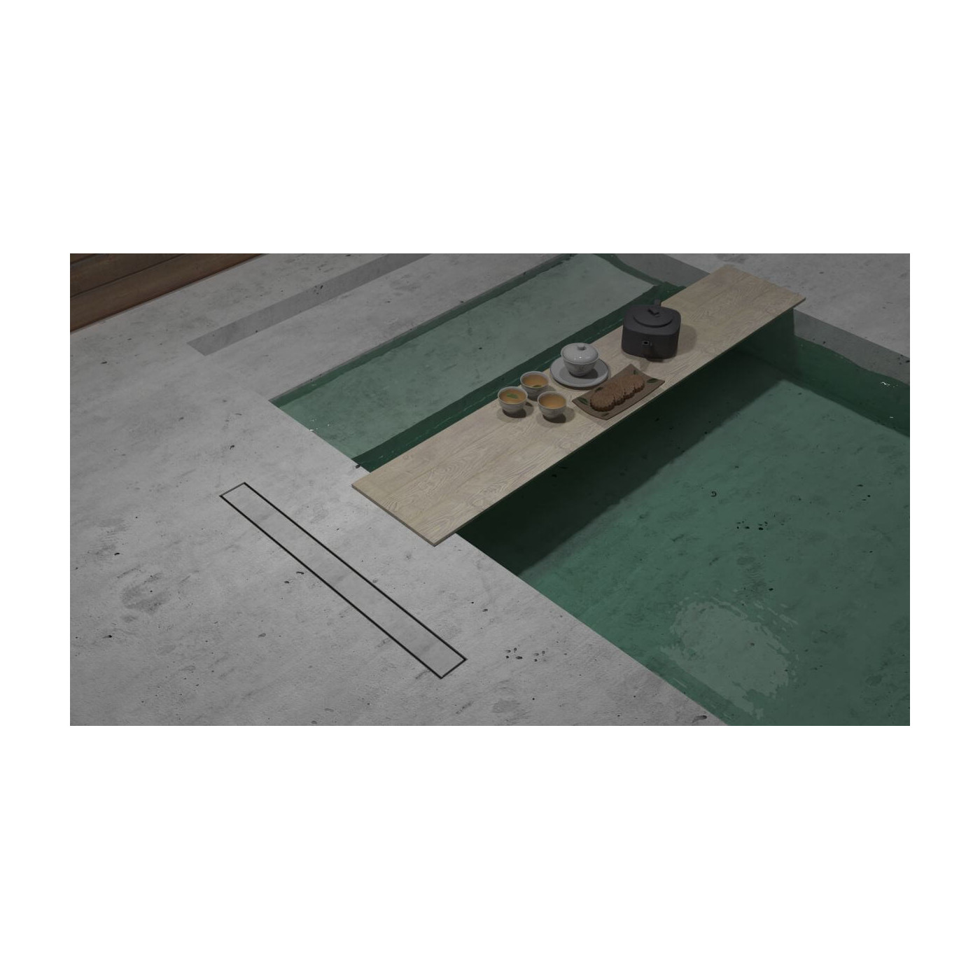 Odpływ Liniowy Mare Drain 1150480BM 80 Black Matt Bevisa