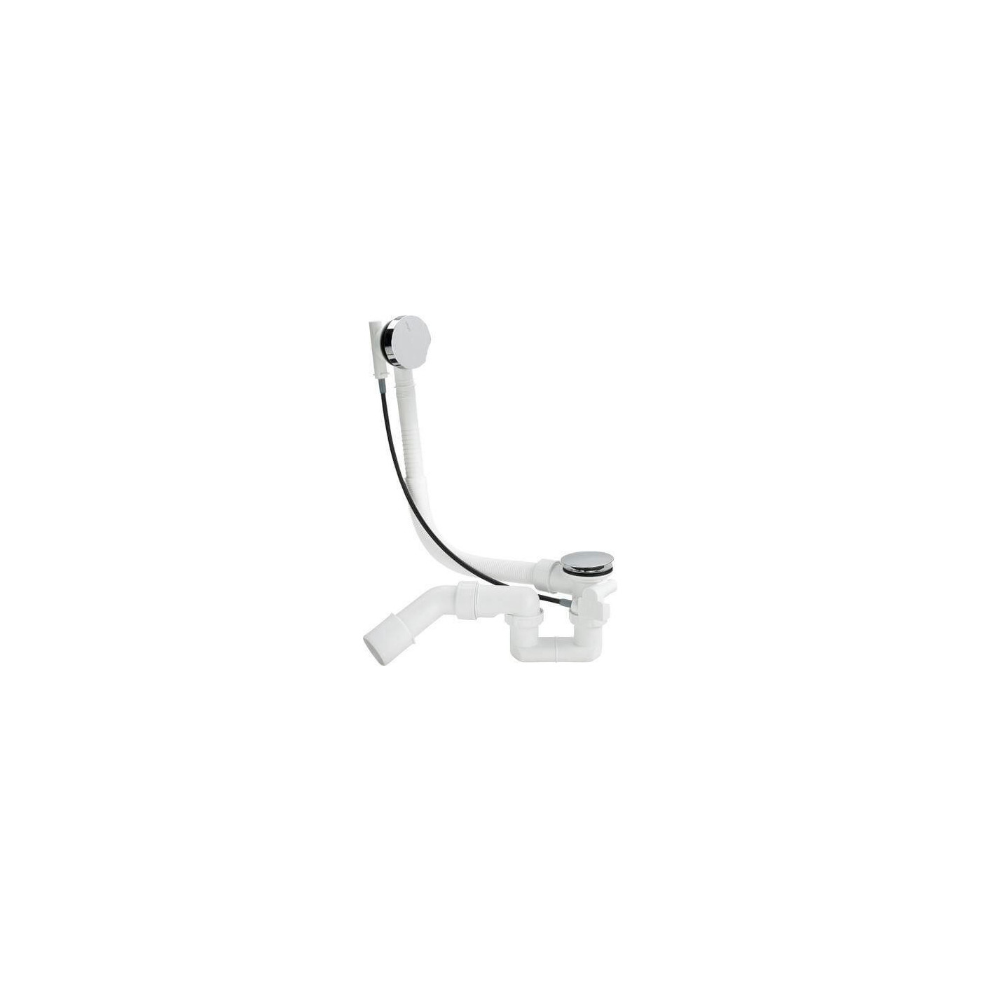 Komplet Odpływowo-Przelewowy Wannowy Simplex Chrom 495121 Viega