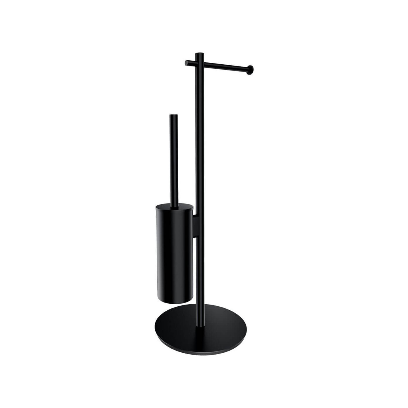 Stojak Na Papier I Szczotkę Toaletową Modern Project Czarny Mat MP60810BL Omnires