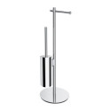 Stojak Na Papier I Szczotkę Toaletową Modern Project Chrom MP60810CR Omnires