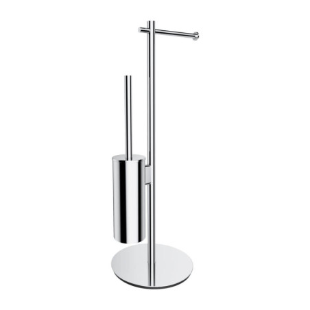 Stojak Na Papier I Szczotkę Toaletową Modern Project Chrom MP60810CR Omnires
