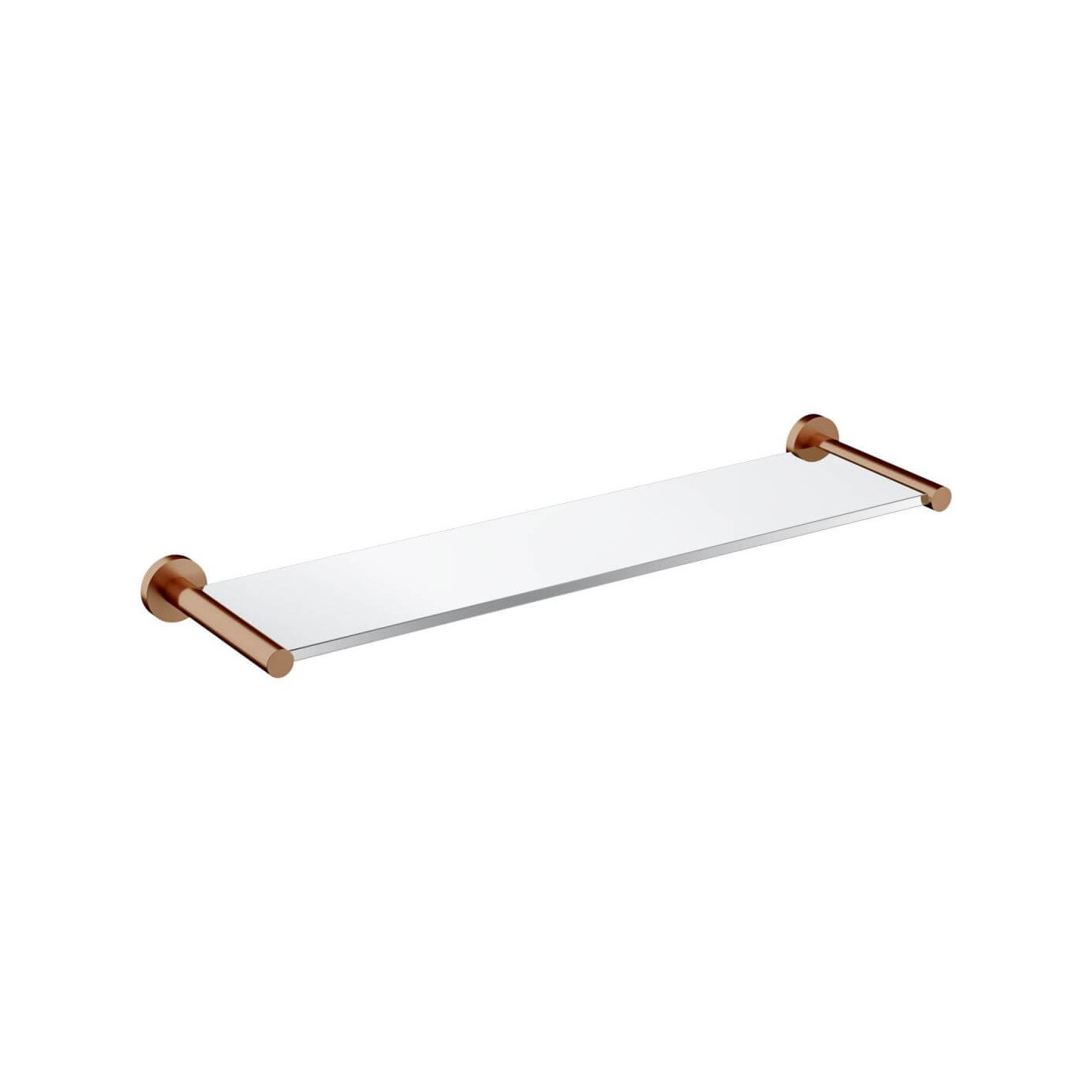 Półka Szklana Modern Project Miedź Szczotkowana MP60930CPB Omnires