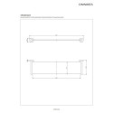 Półka Szklana Modern Project Antracyt MP60930AT Omnires