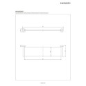 Półka Szklana Modern Project Grafit MP60930GR Omnires