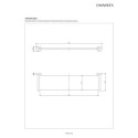 Półka Szklana Modern Project Nikiel MP60930NI Omnires