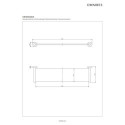 Półka Szklana Modern Project Chrom MP60930CR Omnires