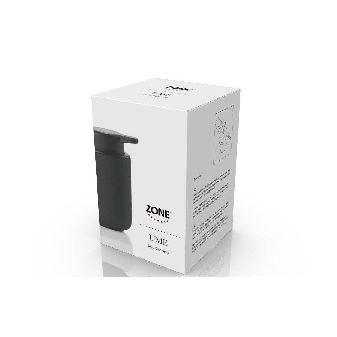 Dozownik Do Mydła Ume Black 330393 Zone Denmark