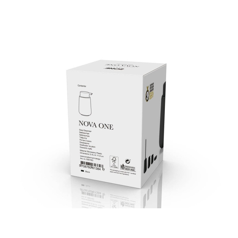 Dozownik Do Mydła Nova One Black 330160 Zone Denmark