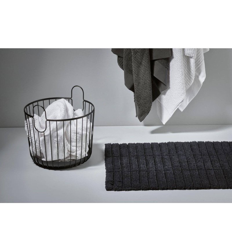 Dywanik Łazienkowy Tiles Black 331847 Zone Denmark