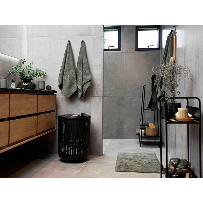 Dywanik Łazienkowy Tiles Olive Green 26451 Zone Denmark