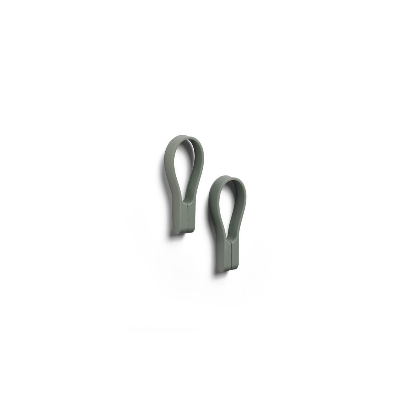 Haczyki Ścienne Magnetyczne Olive Green 2 Szt. 27928 Zone Denmark