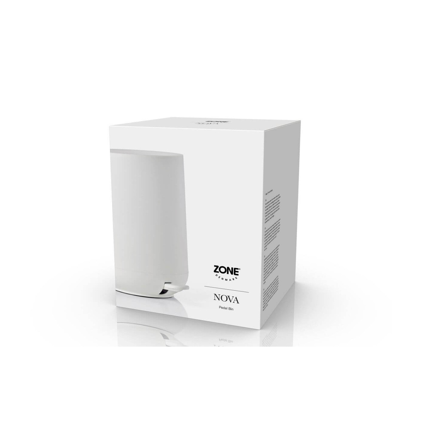 Kosz Łazienkowy Na Śmieci Nova White 330132 Zone Denmark