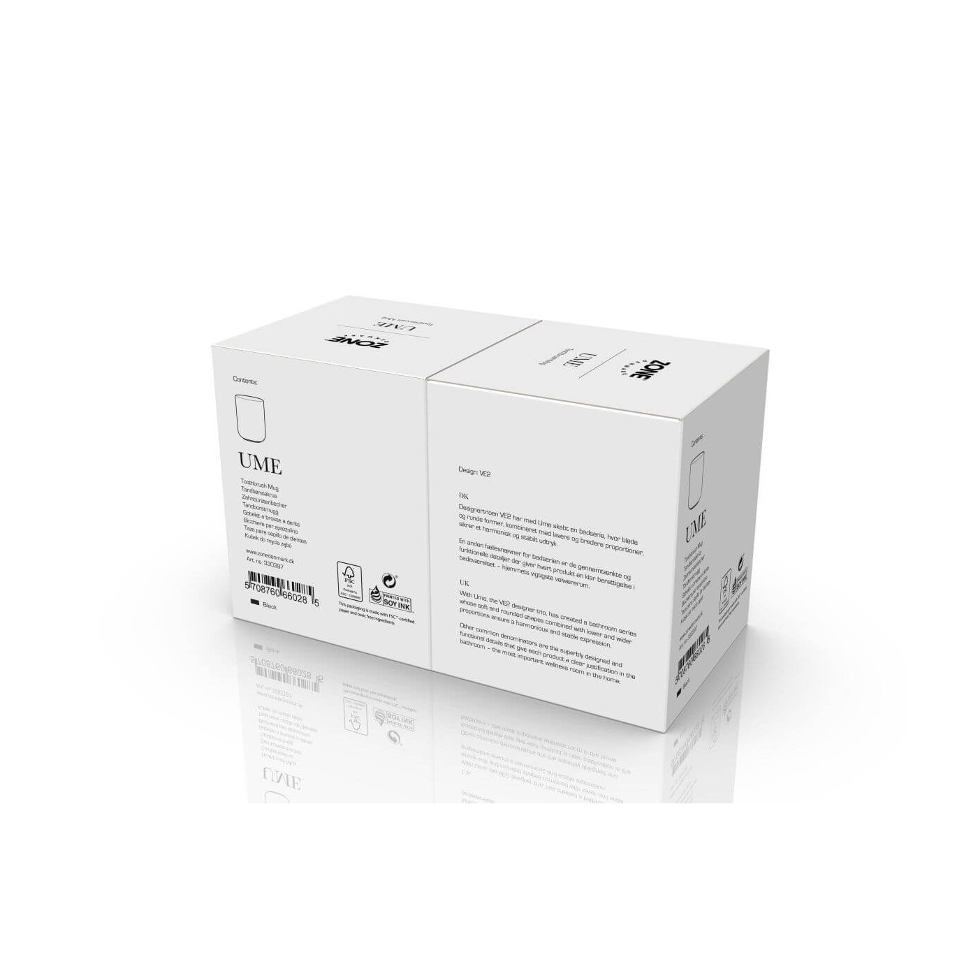Kubek Na Szczoteczki Ume Black 330397 Zone Denmark
