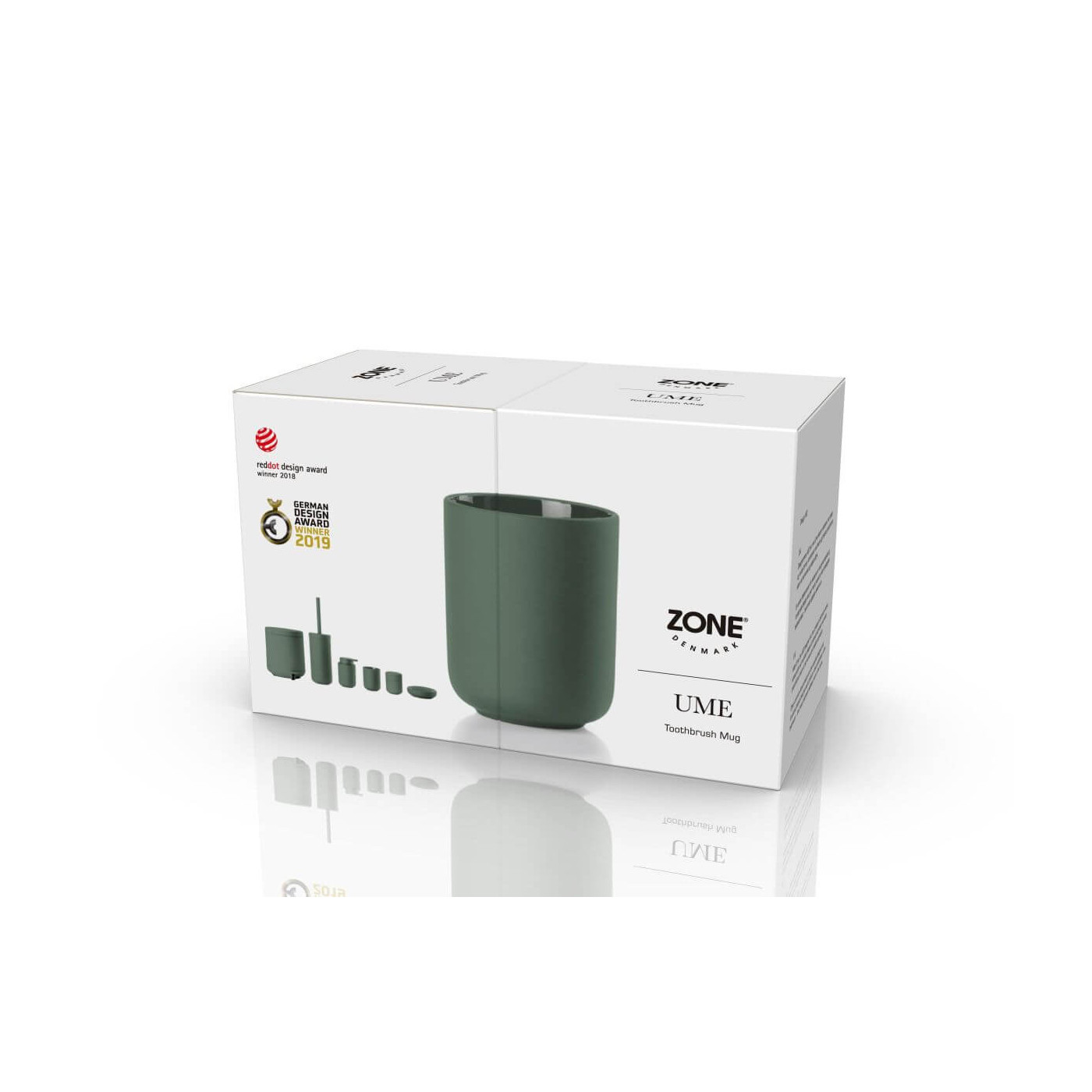 Kubek Na Szczoteczki Ume Olive Green 26430 Zone Denmark