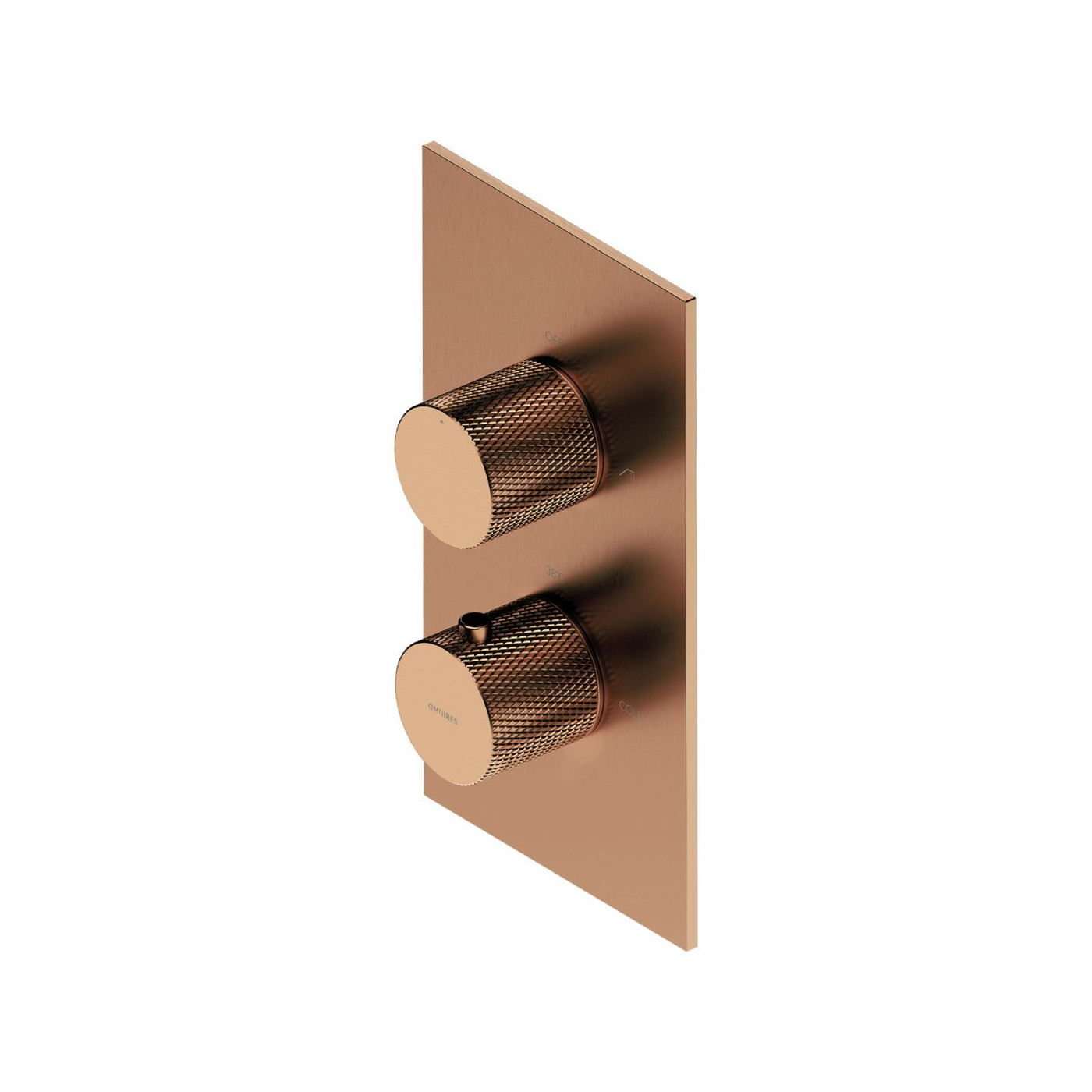 Bateria Wannowo-Prysznicowa Termostatyczna Contour Miedź Szczotkowana CT8036CPB Omnires