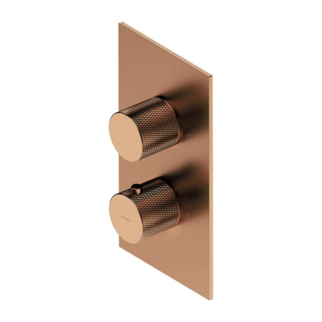 Bateria Wannowo-Prysznicowa Termostatyczna Contour Miedź Szczotkowana CT8036CPB Omnires