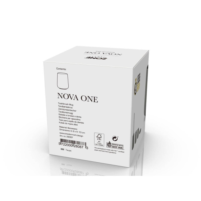 Kubek Na Szczoteczki Nova One Taupe 28087 Zone Denmark