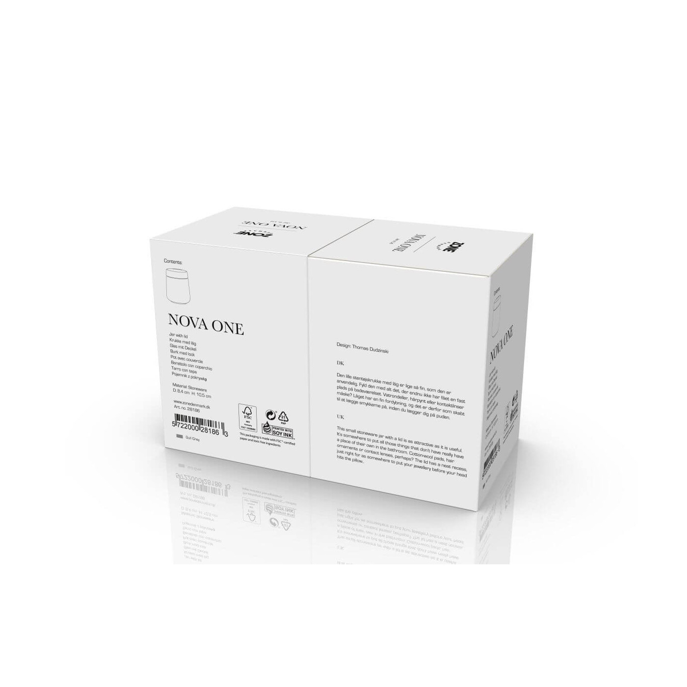 Kubek Z Pokrywką Nova One Gull Grey 28186 Zone Denmark