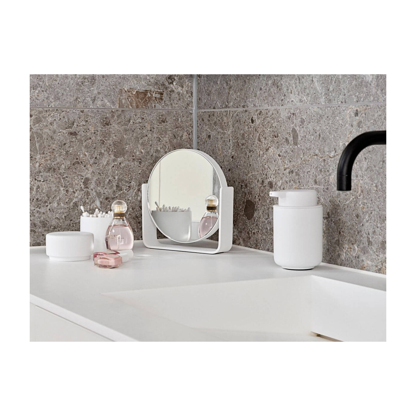 Lusterko Kosmetyczne 5x Powiększające Ume White 28223 Zone Denmark